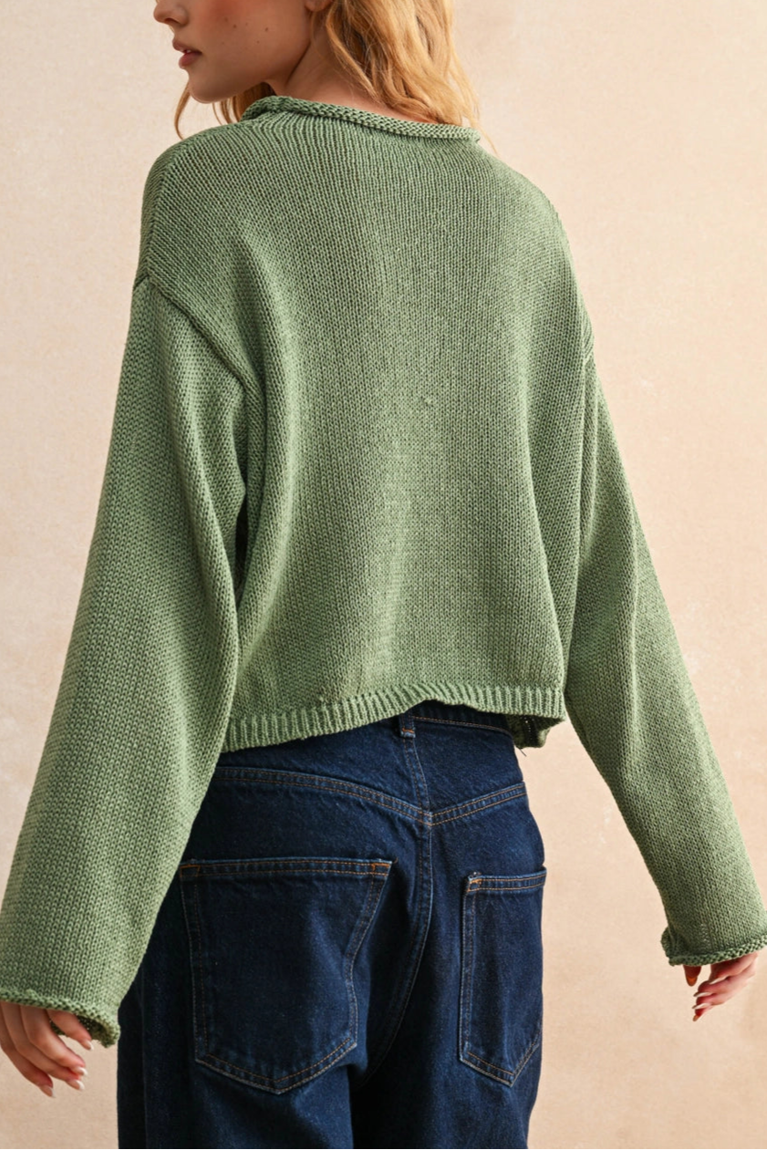Lake House Cardigan | Sage