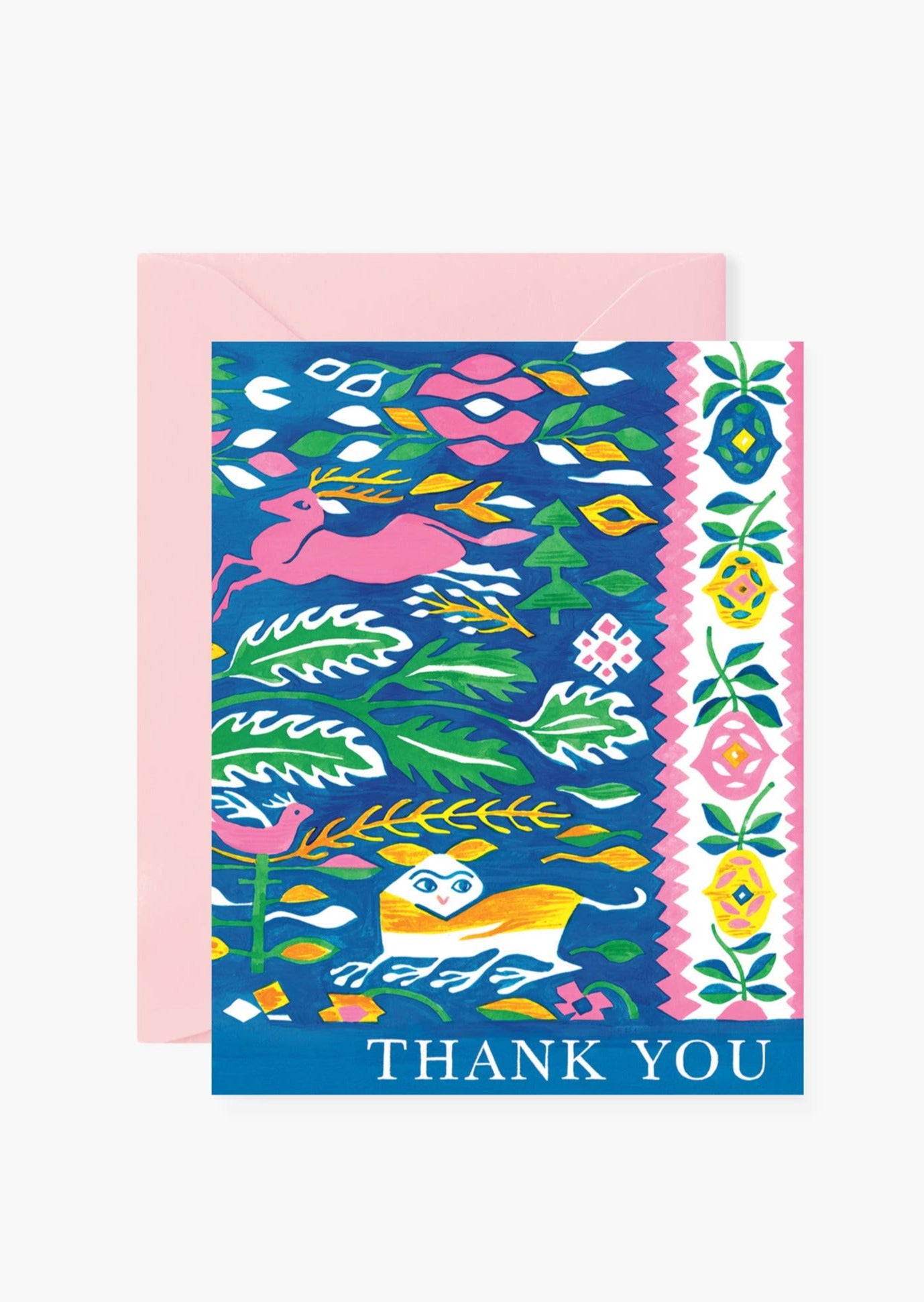 Tapestry Thank You Card