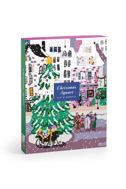 Christmas Square 9 x 12 Paint by Number Kit