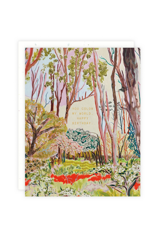 Color My World Birthday Card