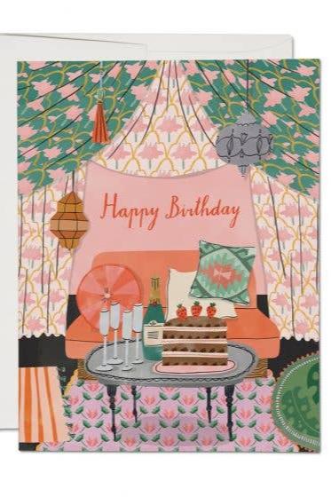 Nomad Tent Birthday Card