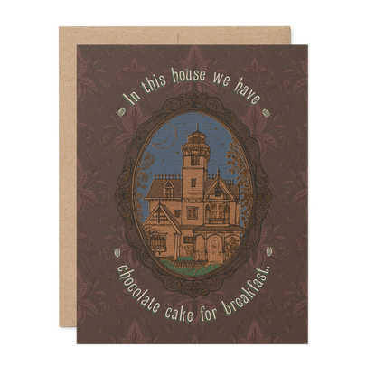 Chocolate Cake for Breakfast Card