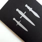 Dagger Trio Pocket Jotter | Blank