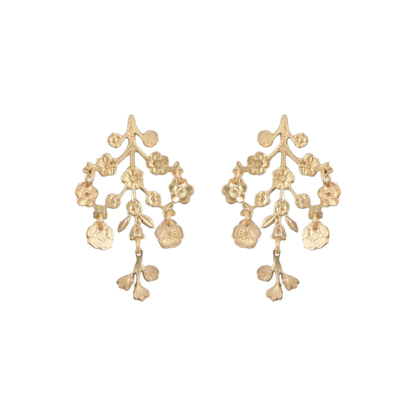 Petite Jardiniere Flower Earrings