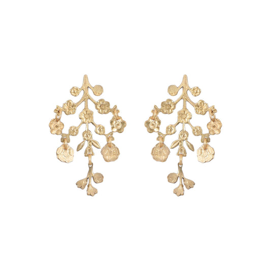 Petite Jardiniere Flower Earrings