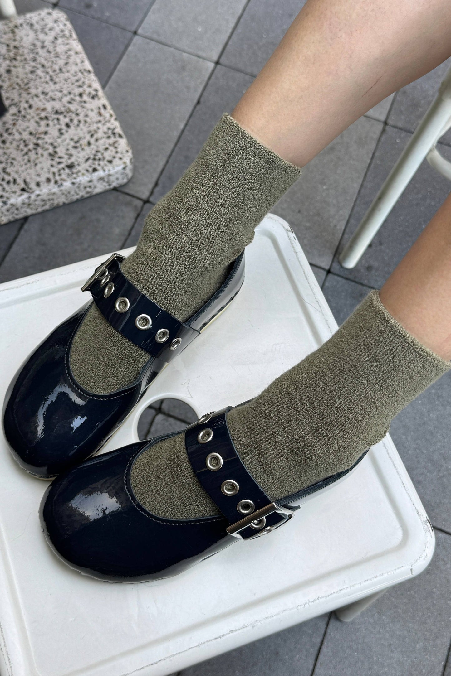Cloud Socks | Muted Sage