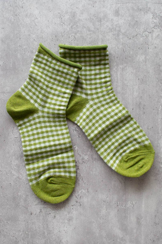 Picnic Ankle Socks | Olive