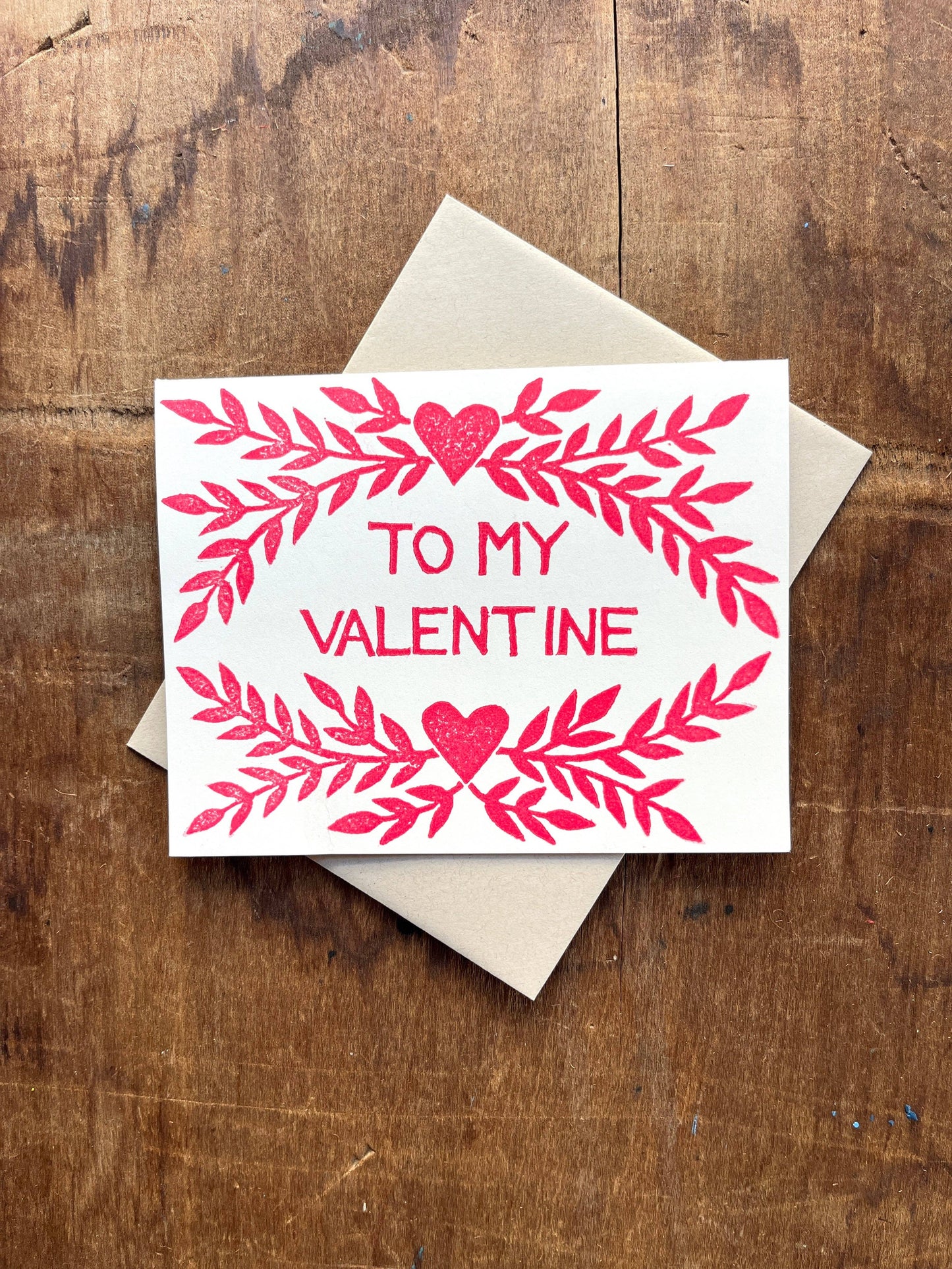 To My Valentine Vine Card