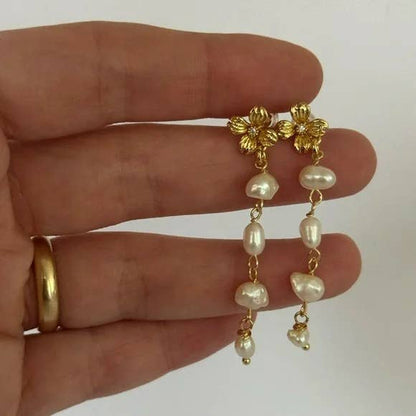Nicoletta Pearl Drop Earrings