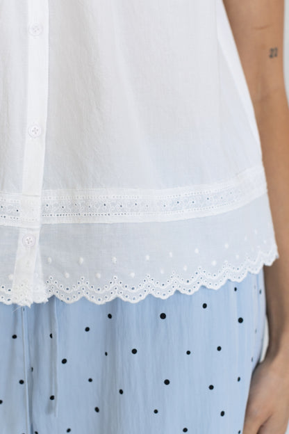 Clover Eyelet Blouse