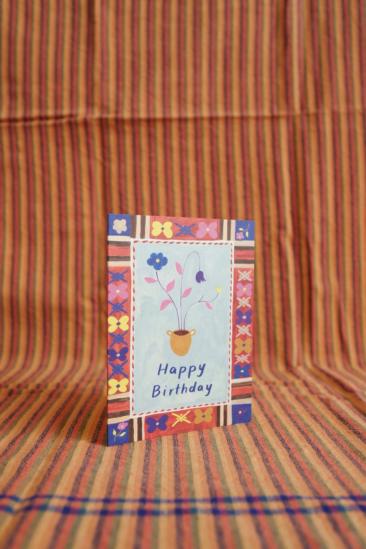 Flower Pot Birthday Card