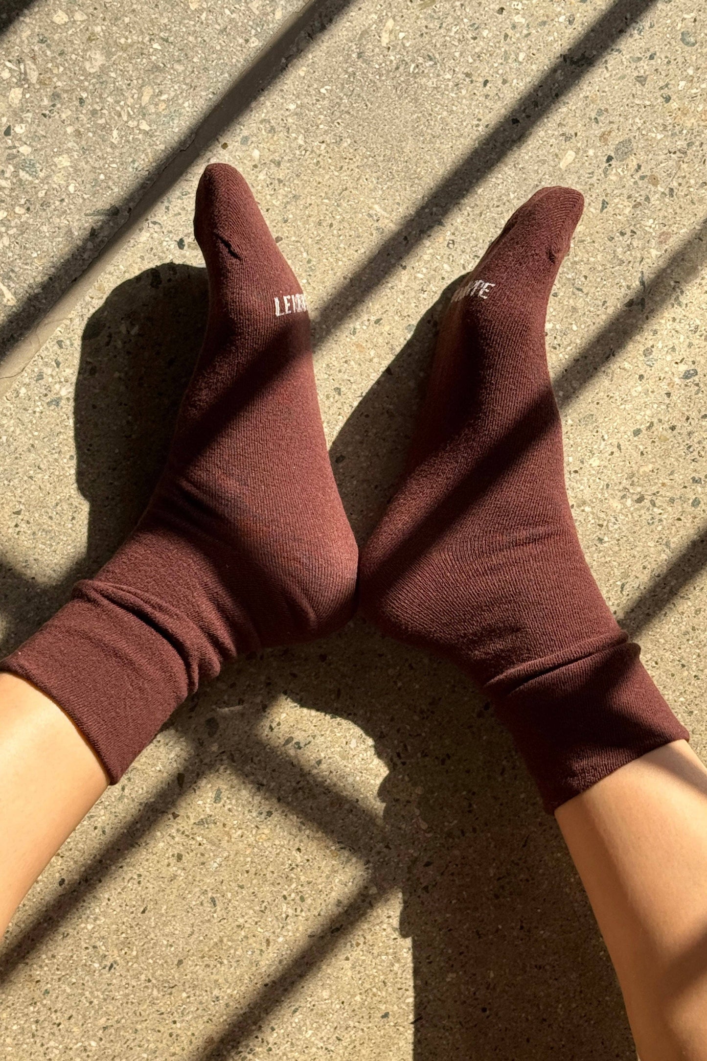 Breezy Sneaker Socks | Dark Cacao