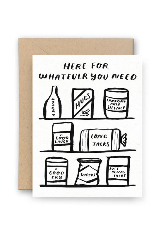 Here For You Pantry Sympathy Card