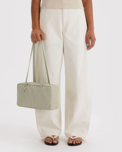 Nylon Bowler Bag | Celadon