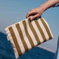 Lili Flat Pouch | Olive + Griege