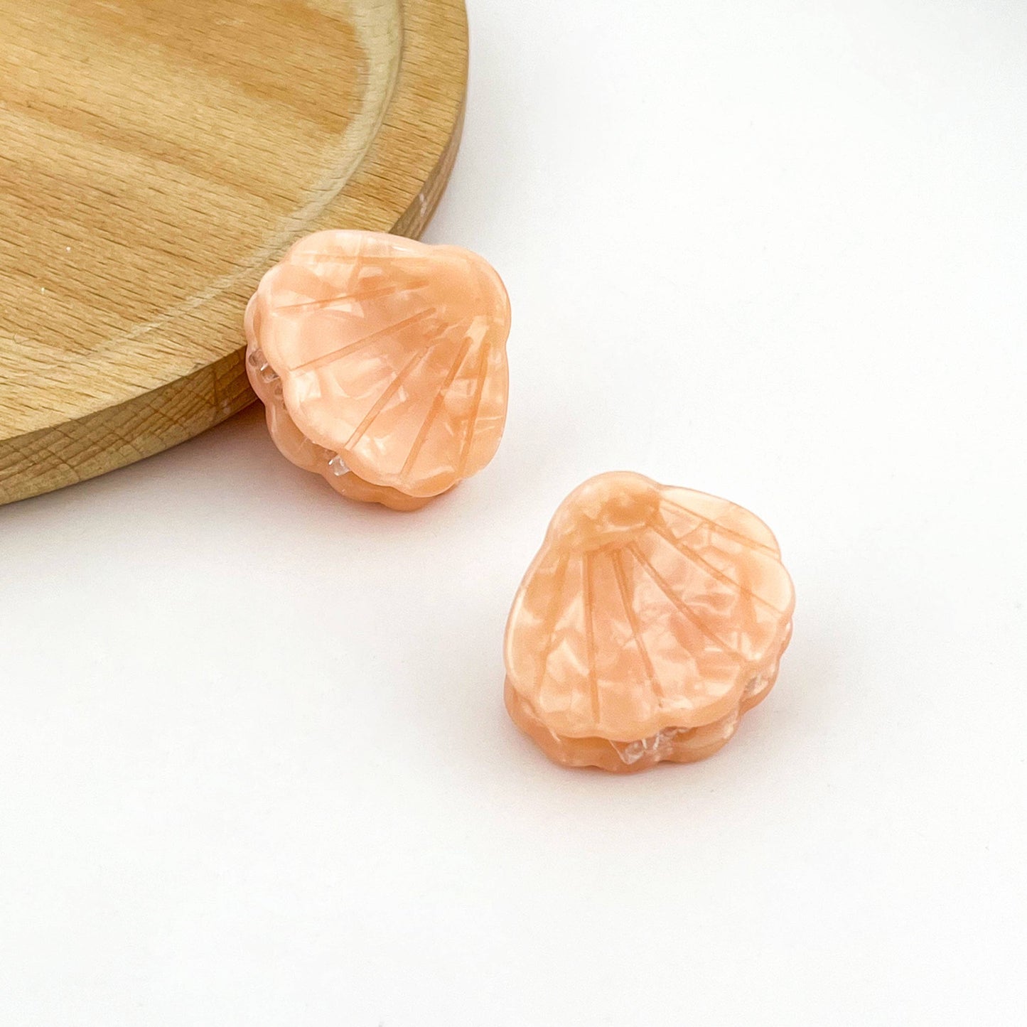 Shell Mini Hair Clip | Pink