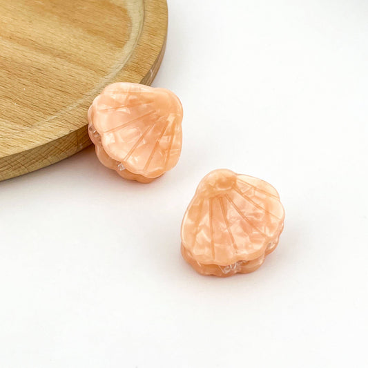 Shell Mini Hair Clip | Pink