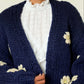 Flower Loose Knit Cardigan