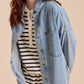 Rosewood Oversized Shacket | Light Denim