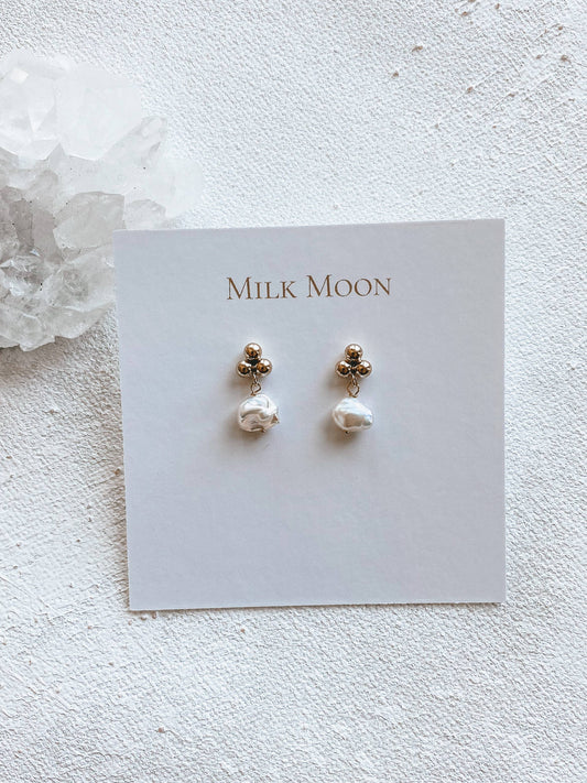 Pearl Dot Studs