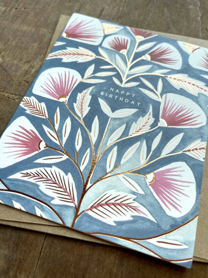 Happy Birthday Foil Stamped Card