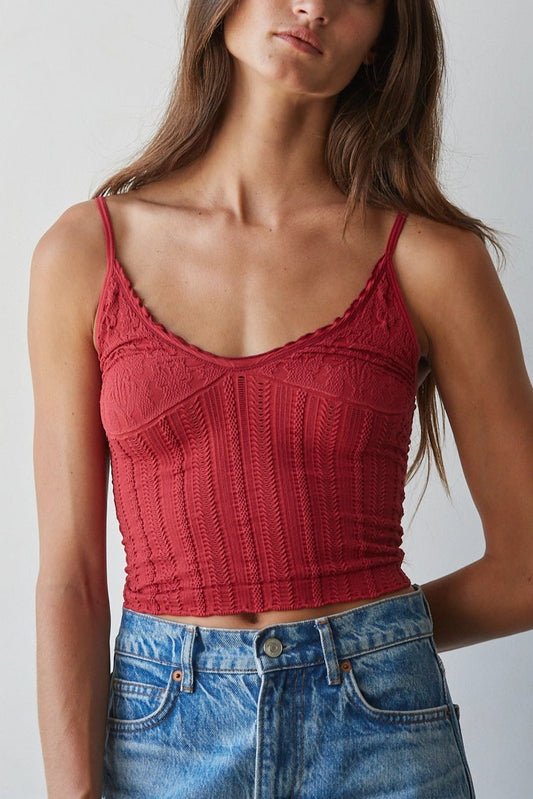 Seamless Patterned Brami | Sienna Red