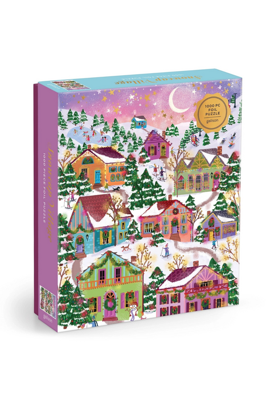Snowcap Village | 1000 Piece Foil Puzzle