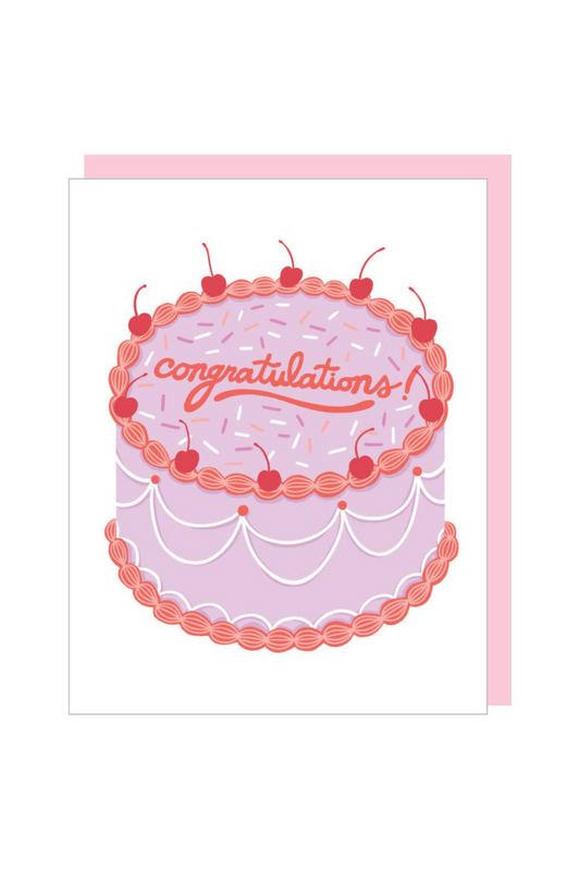 Big Cake Congratulations Card