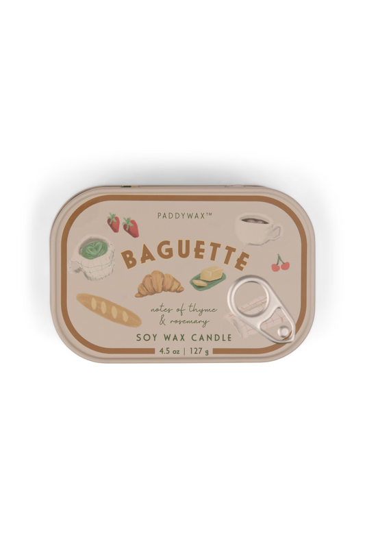 Bistro Candle Tin | Baguette