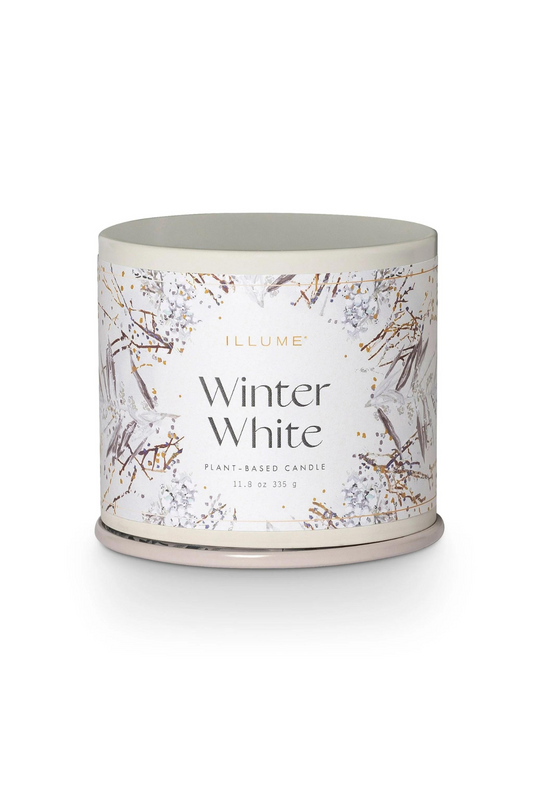 Winter White Tin Candle | Demi 3oz