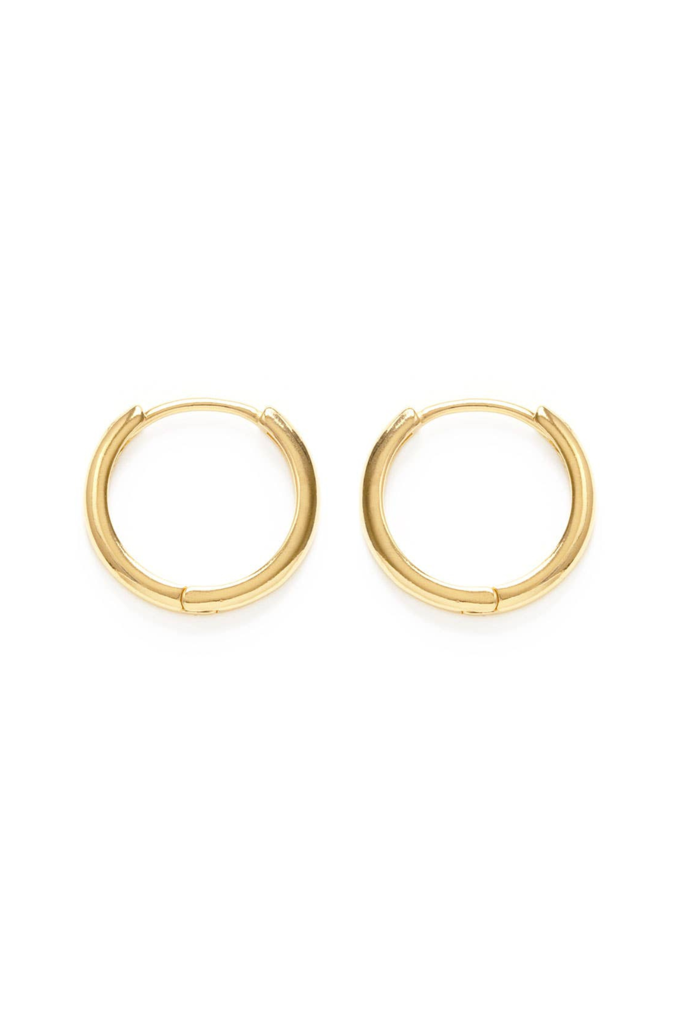 Simple 15mm Huggie Hoop
