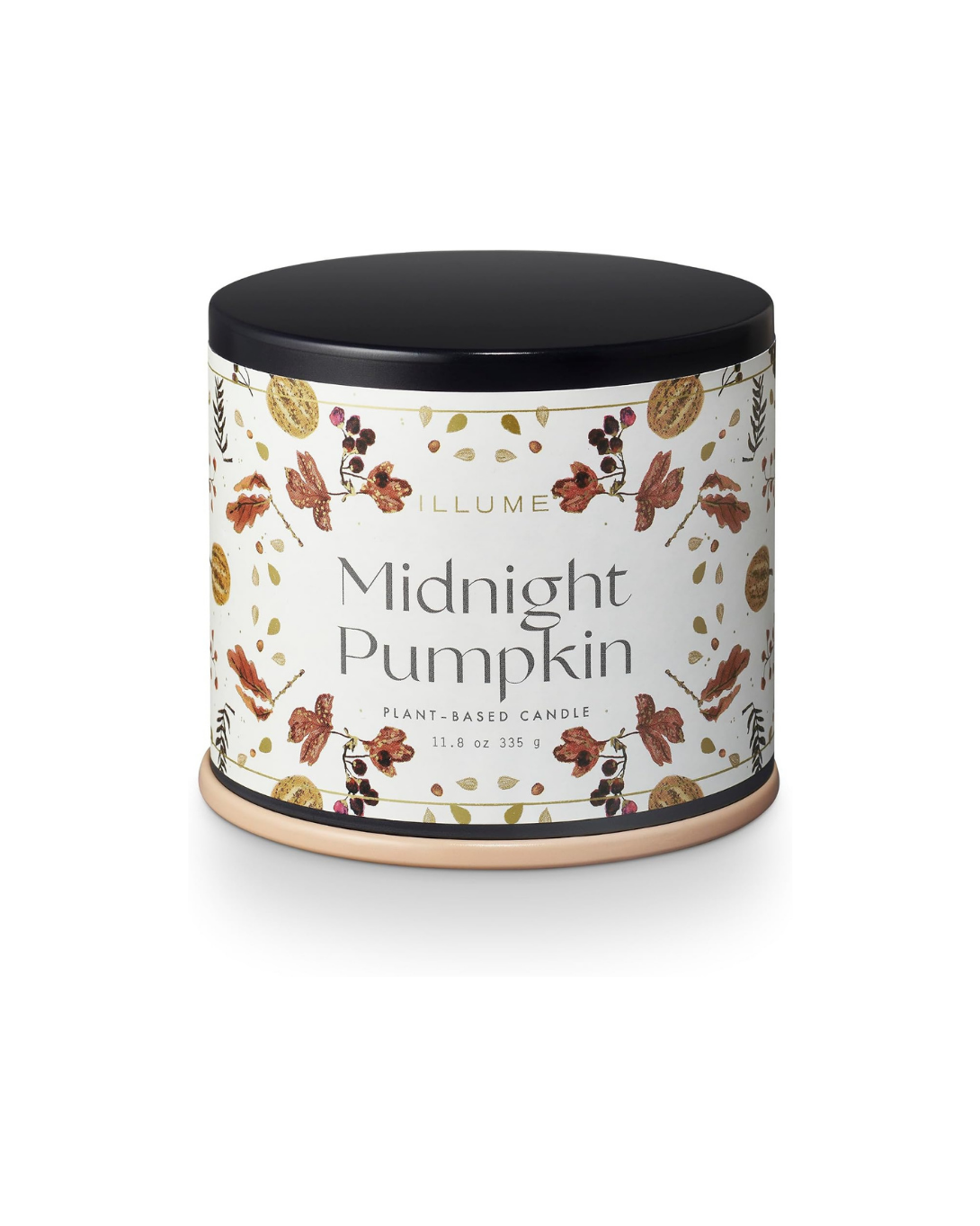 Midnight Pumpkin Tin Candle | Vanity 11.8oz