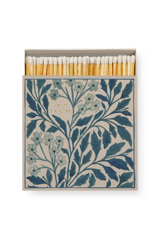 Blue Floral Square Matches
