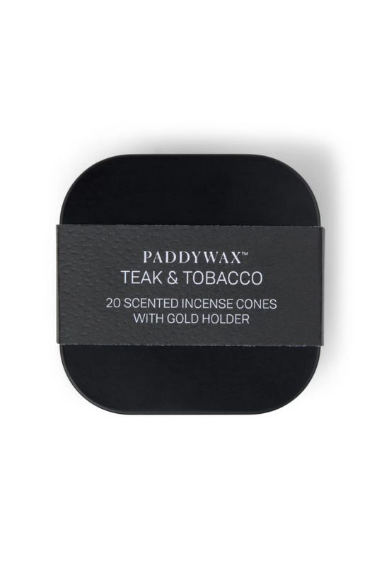 Incense Cube Tin | Teak + Tobacco