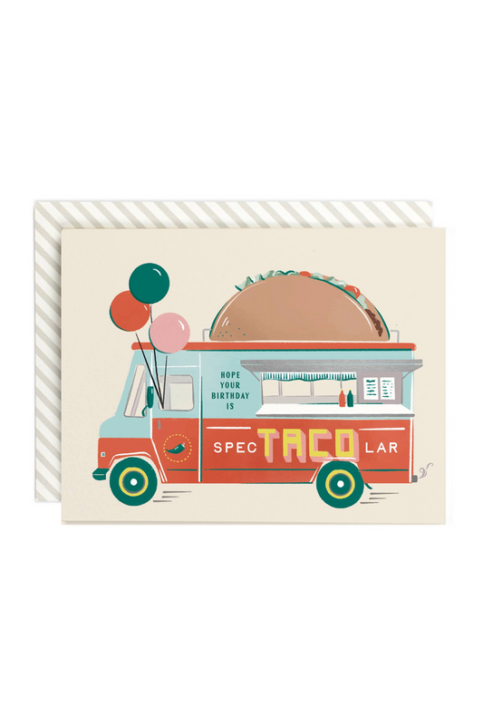 Spec-TACO-lar Birthday Card