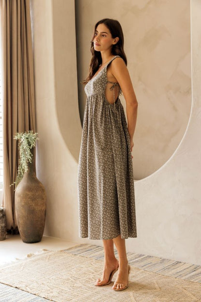 Summer Nights Floral Midi Dress