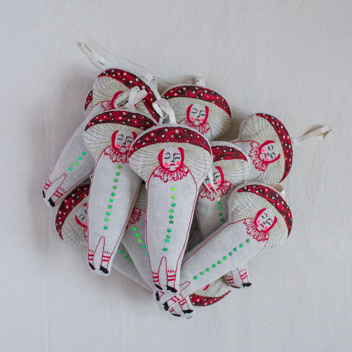 Baby Mushroom Ornament
