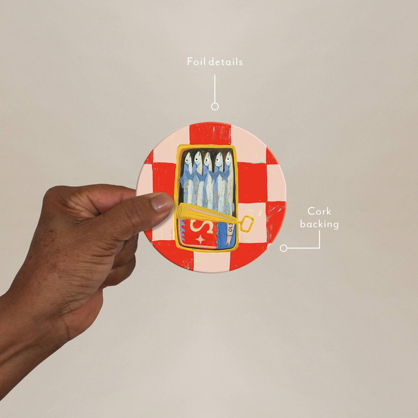Sardines Coaster