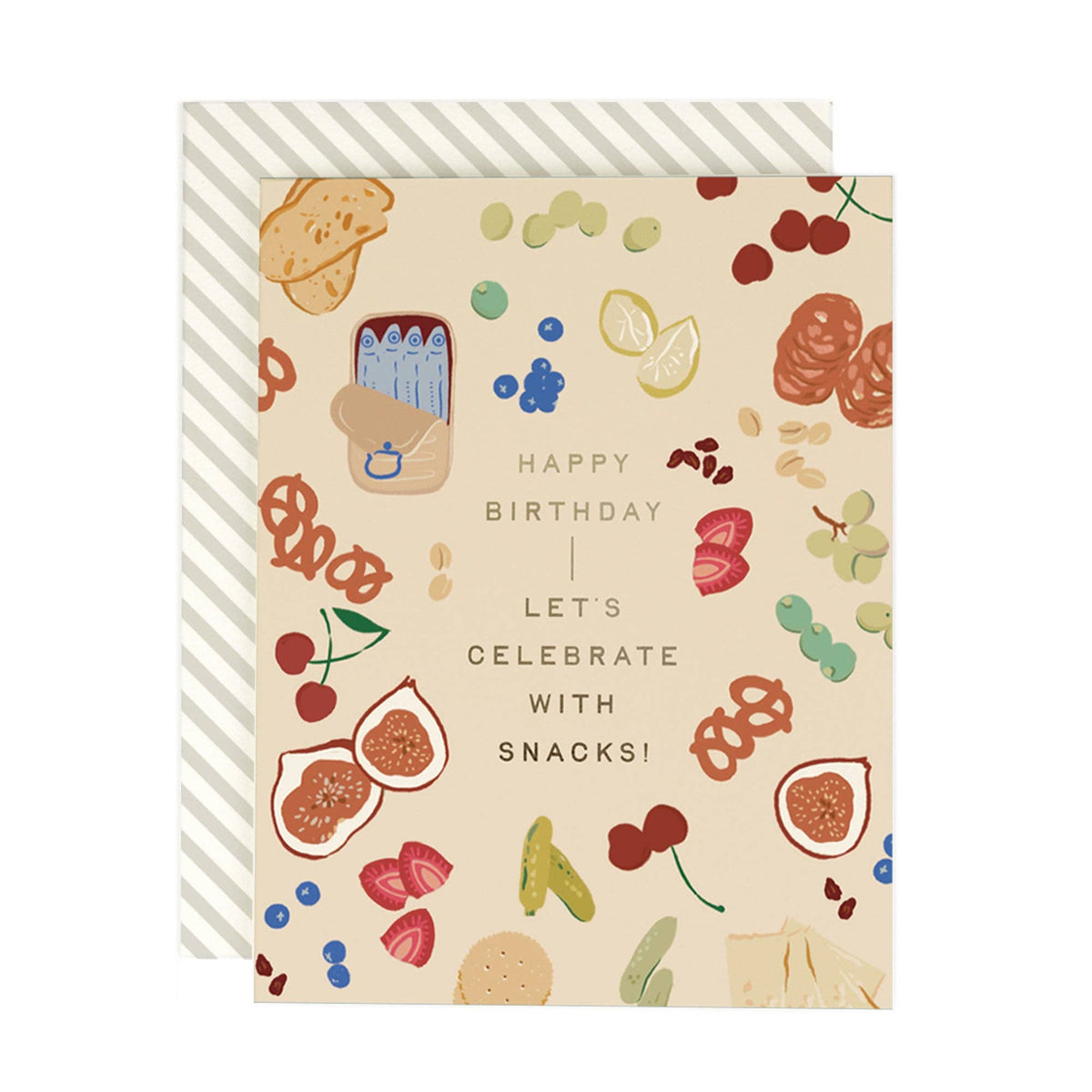 Celebrate with Snacks Birthday Card