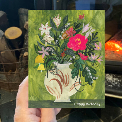 Happy Birthday Wildflowers Greeting Card