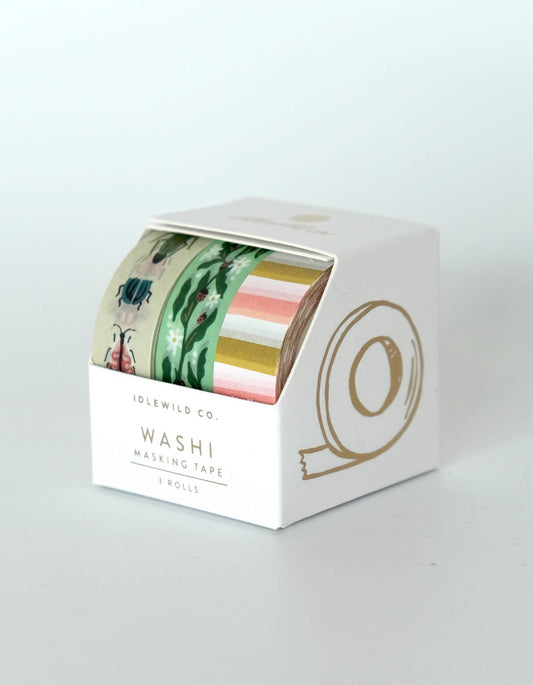 Washi Tape Set | Entomologist Garden