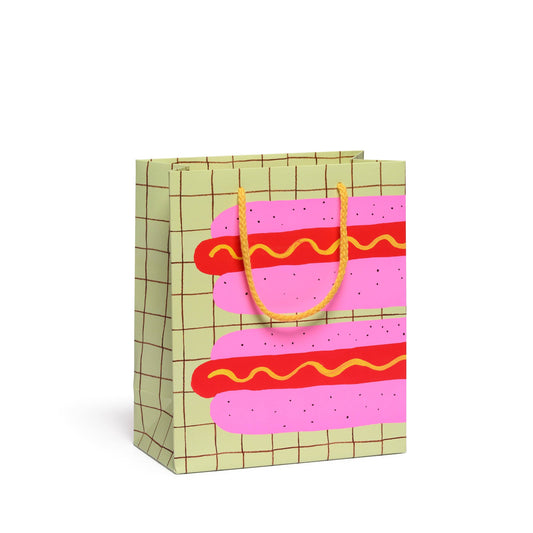 Neon Hot Dog Gift Bag | Medium