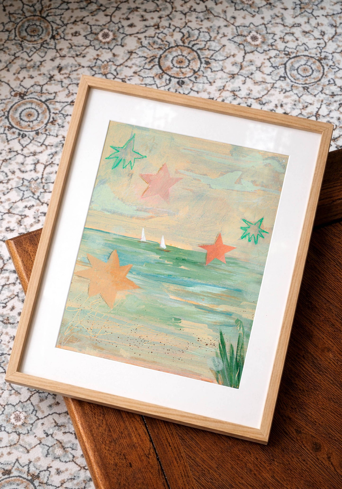Muted Coastal Art Print | 8 x 10