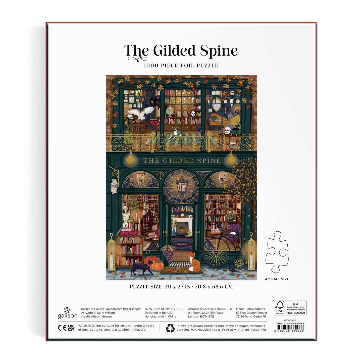 The Gilded Spine | 1000 Piece Puzzle