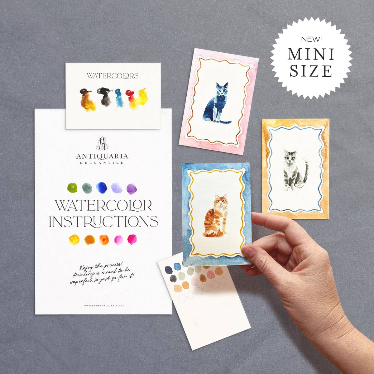 Mini Watercolor Kit | Cats