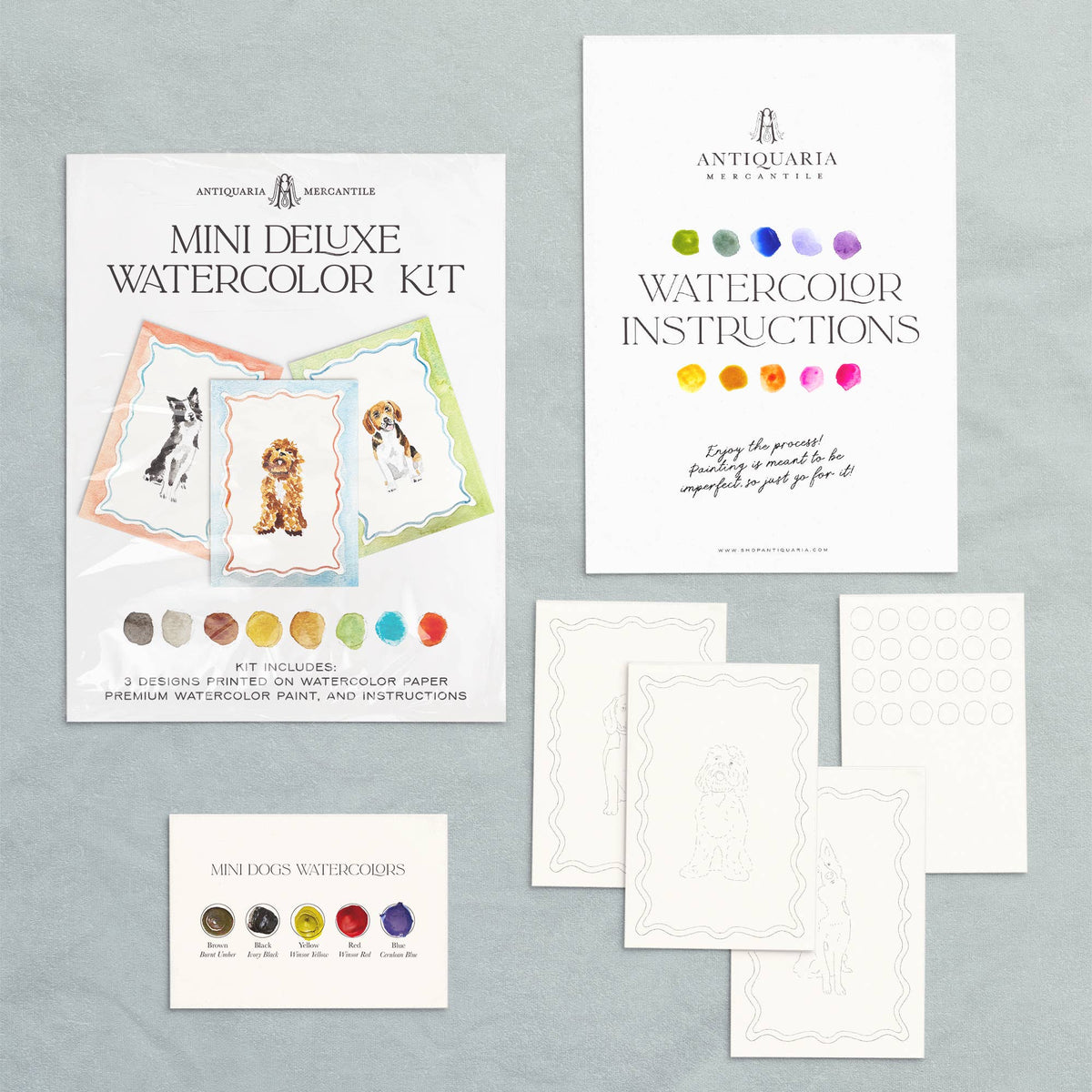 Mini Watercolor Kit | Dogs