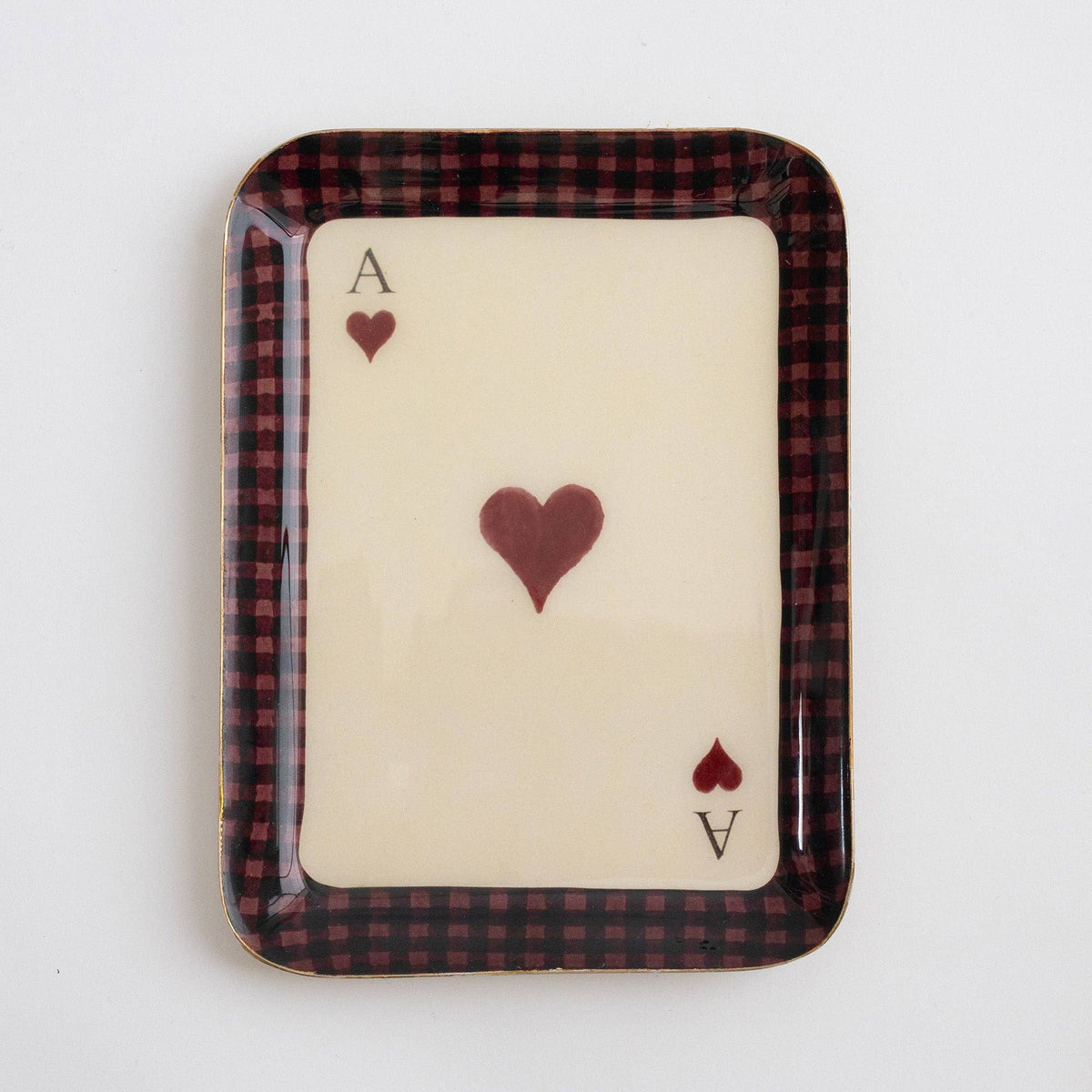 Enamel Trinket Dish | Ace of Hearts