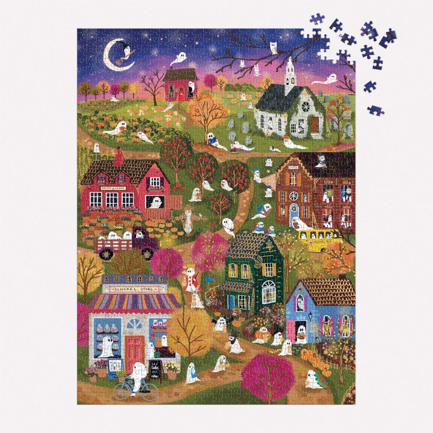 Spooky Village | 1000 Piece Foil Puzzle