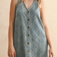 Jacquard Denim Mini Dress