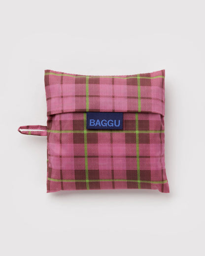 Standard BAGGU | Azalea Pink Tartan